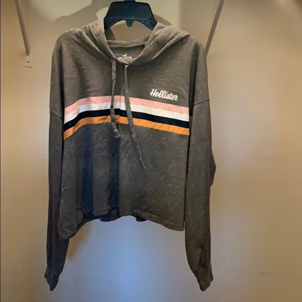 Hooded Crop Long Sleeve